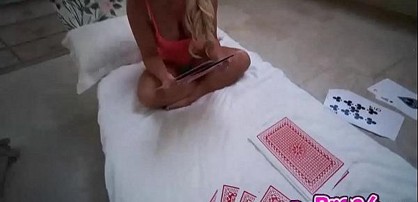  Cali Carter goes sucking for the cock of spades